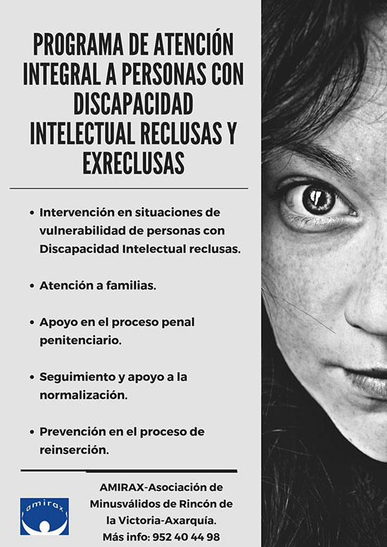 Programa de atención a personas con discapacidad intelectual reclusas y exreclusas